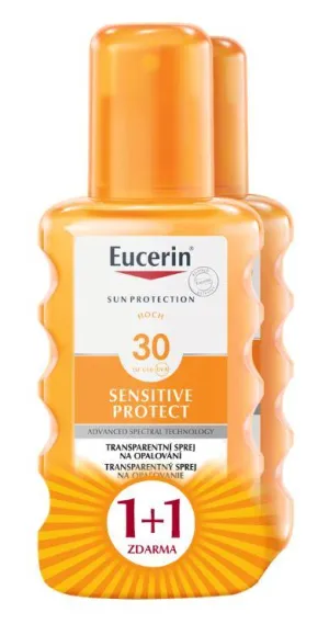 Eucerin Sensitive Protect Transparentes Spray LSF 30 2x200ml