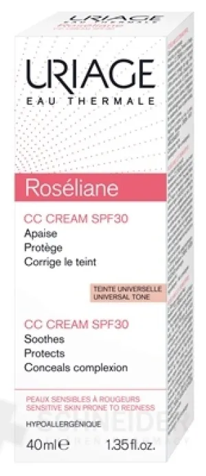 URIAGE ROSELIANE CC CREME SPF30 UNI TONE