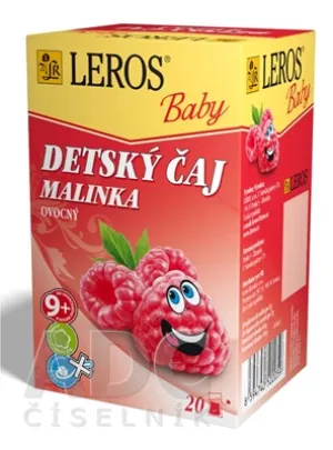 LEROS BABY DET.CAJ MALINKA 20X2G