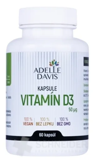 ADELLE DAVIS VITAMIN D3 50 µg