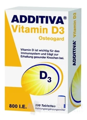 ZUSATZSTOFFE Vitamin D3 800IE Osteogard