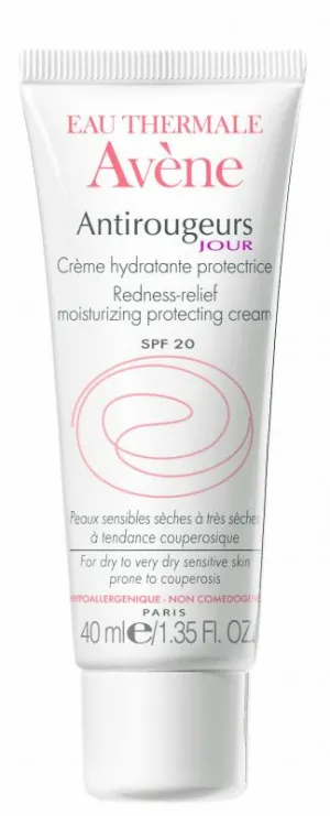 Avene Antirougeurs schützende Feuchtigkeitscreme für gerötete Haut LSF 20 40 ml