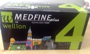 Wellion MEDFINE plus Pennadeln 4 mm