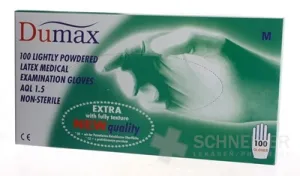 DUMAX HANDSCHUHE Latexuntersuchung