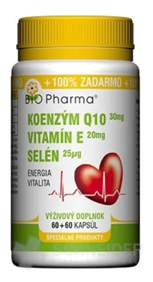 BIO Pharma Coenzym Q10 30 mg+Vit.E20 mg+Selen 25 μg
