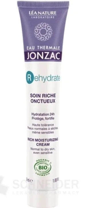 JONZAC Rehydrate Nährende FEUCHTIGKEITSCREME BIO