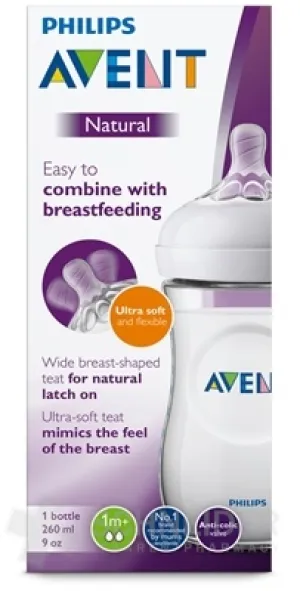 AVENT FLASCHE Natur PP 260 ml