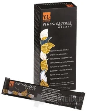 Wellion FLÜSSIGER ZUCKER orange