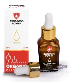 SwissCBD Power CBD-ÖL BIO Vollspektrum 25 %