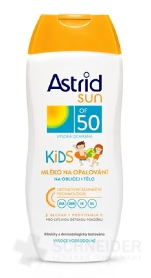 ASTRID SUN Kinderbräunungslotion OF 50