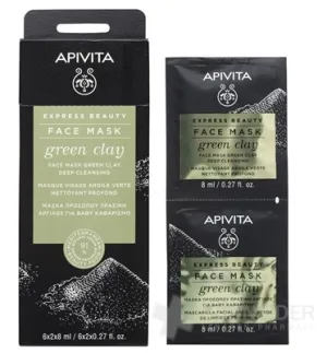 APIVITA EXPRESS BEAUTY GESICHTSMASKE grüner Ton