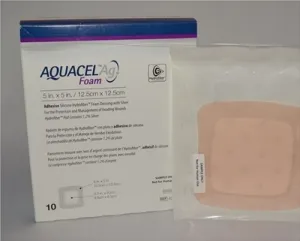 AQUACEL Ag-Schaum Hydrofaser-Abdeckung für Wunden