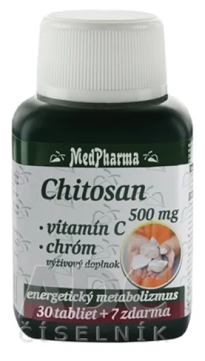 MedPharma CHITOSAN 500 MG, CHROM, VITAMIN C