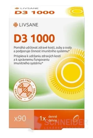 LIVSANE Vitamin D3 1000 IE