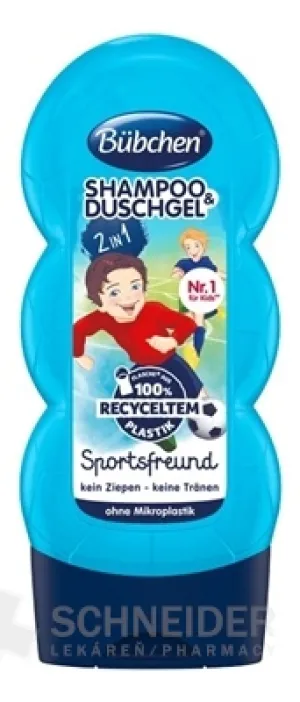 BUBCHEN KIDS SHP+SHOWER. GEL 2in1 KLEINER FUSSBALLSPIELER
