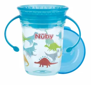 Nicht fließender Nuby Tritan-Becher mit 360°-Griffen