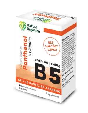Natura Organica Panthenol 40 mg mit Biotin 75tbl