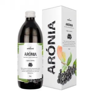 fettfreie ARONIA (Saft, mit Vitamin C, 1x500 ml)