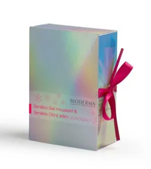 Bioderma Christmas Sensibio Gel moussant 200 ml + Eye 15 ml