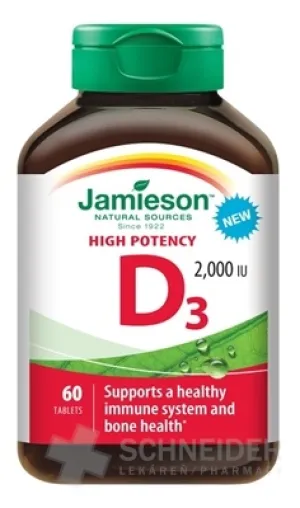 JAMIESON VITAMIN D3 2000 IE