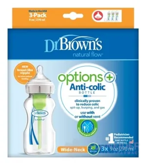 Dr.BROWN'S SÄUGLINGSFLASCHENOPTIONEN+ 270 ml TRIPACK