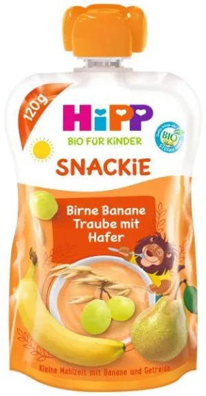 HiPP SPORT BIO Birne Banane Weiße Traube Hafer