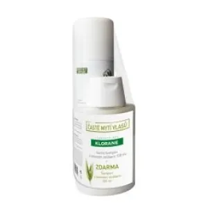 Klorane Trockenshampoo für normales Haar mit Hafermilch 150 ml + Klorane Shampoo mit Hafermilch 100 ml