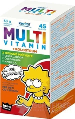 Revital MULTIVITAMIN + KOLOSTRUM Die Simpsons