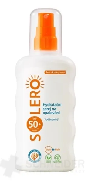 SOLERO SPF50+ Feuchtigkeitsspendendes Sonnenspray
