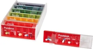 ANABOX Medikamentenspender 7 Tage Regenbogen