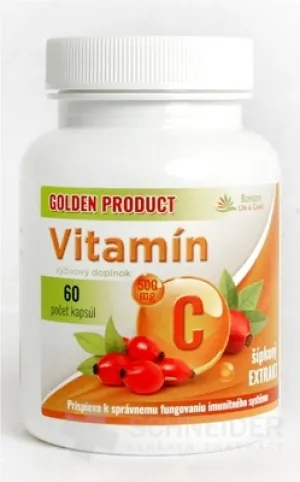 GOLDENES PRODUKT Vitamin C 500 mg + B3 + D3 + Pfeile