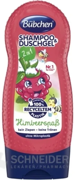 BUBCHEN KIDS SHP+SHOWER. GEL 2in1 HAPPY RASPBERRY