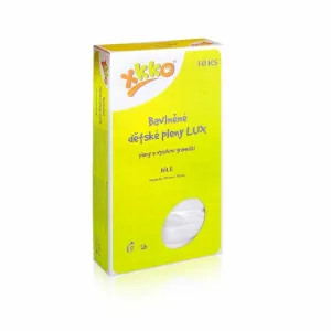 XKKO LUX High-Gramm-Baumwollwindeln 70x70 weiß - 10 Stk