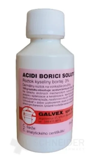BORSÄURELÖSUNG 3 % – GALVEX