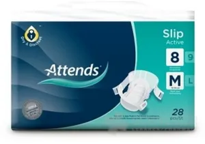 ATTENDS Slip Active 8 M