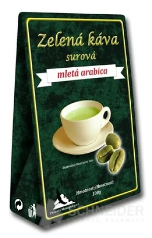 Grüner Kaffee roh