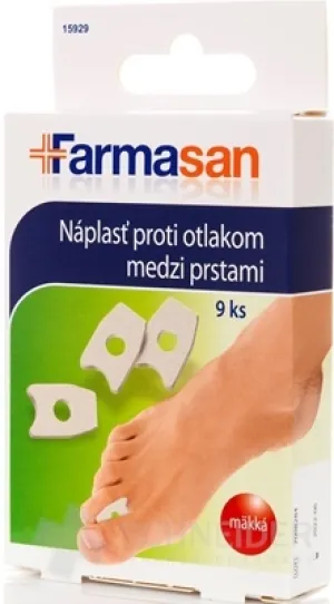 Farmasan Pflaster gegen Prellungen zwischen den Fingern