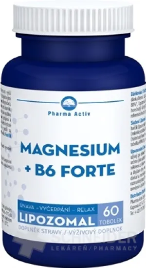 Pharma Activ Lipozomal MAGNESIUM + B6 FORTE
