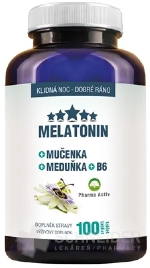 Pharma Activ MELATONIN + Passionsfrucht + Zitronenmelisse + B6