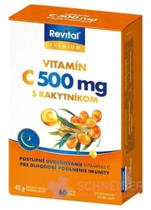 Revital PREMIUM VITAMIN C 500 mg MIT BUCK-HOOK