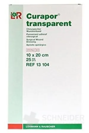 CURAPOR WUNDABDECKUNG TRANSPARENT 10x20 cm