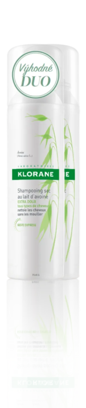 Klorane Trockenshampoo mit Hafermilch 2x150ml