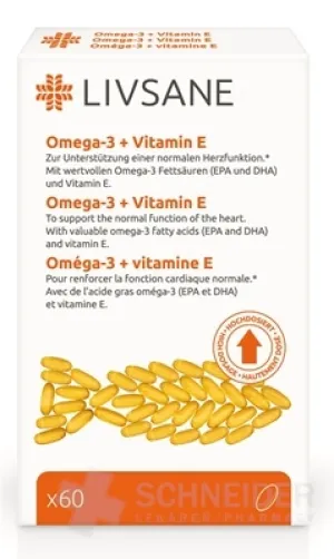 LIVSANE Omega-3 plus Vitamin E