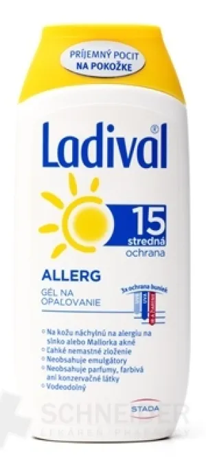 LADIVAL ALLERG 15 LF Gel 200 ml SD SK