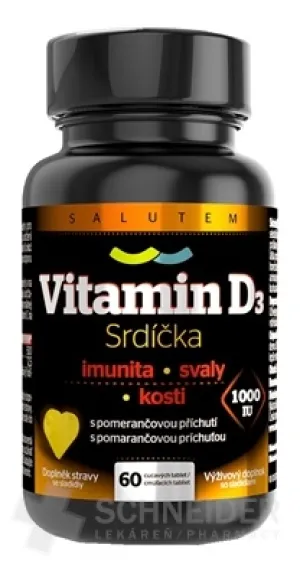 Vitamin D3 Herz 1000 IE SALUTEM