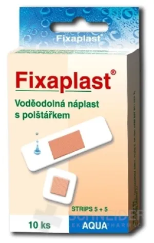 FIXAplast AQUA STRIPS 5+5 wasserdichtes Pflaster