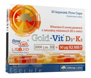 Gold-Vit D3+K2 30 cps.