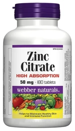 Webber Naturals Zink 50 mg
