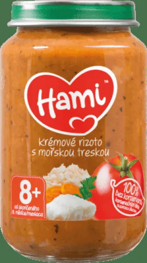 Hami-Beilage Cremiges Risotto mit Kabeljau