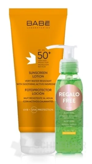 BABÉ SLNKO Bräunungsmilch + Aloe Vera Gel